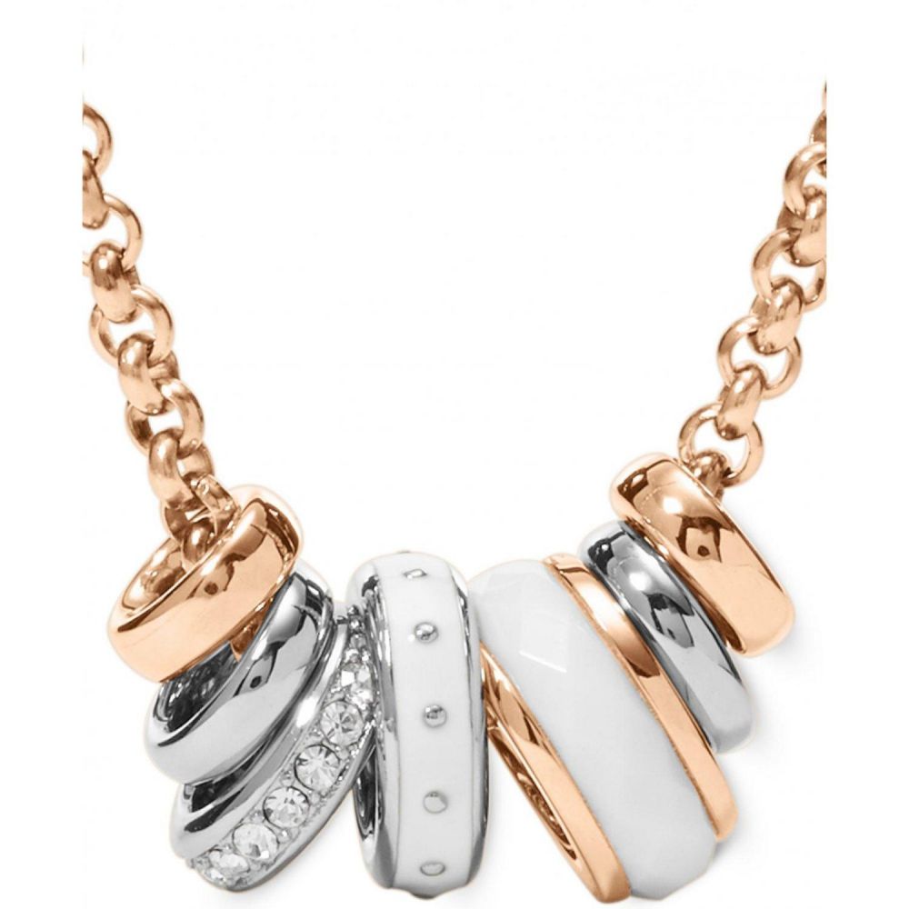 Collana Fossil Donna “White Rondels” JF01122998 (image for) Collana Fossil Donna “White Rondels” JF01122998