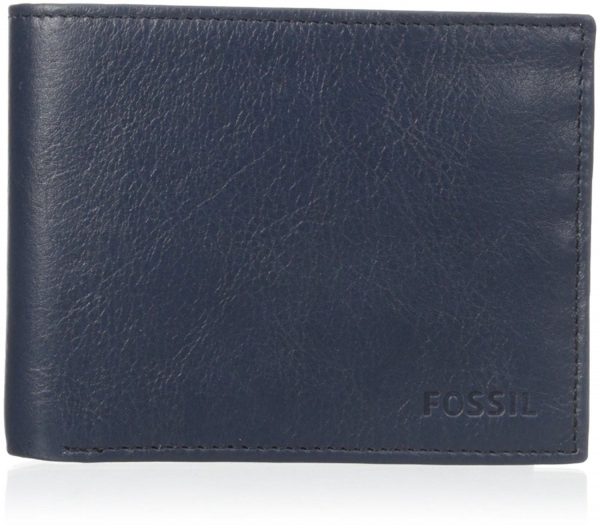 Portafogli Fossil Uomo "Truman Large Coin Pocket Bifold Navy" ML3577400