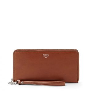 Portafogli Fossil Donna "Sydney ZIP Clutch Heritage Brown" SL4265200