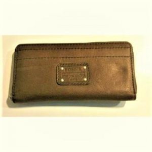 Portafogli Fossil Donna "Mercer Zip Clotch Espresso" SL2831206
