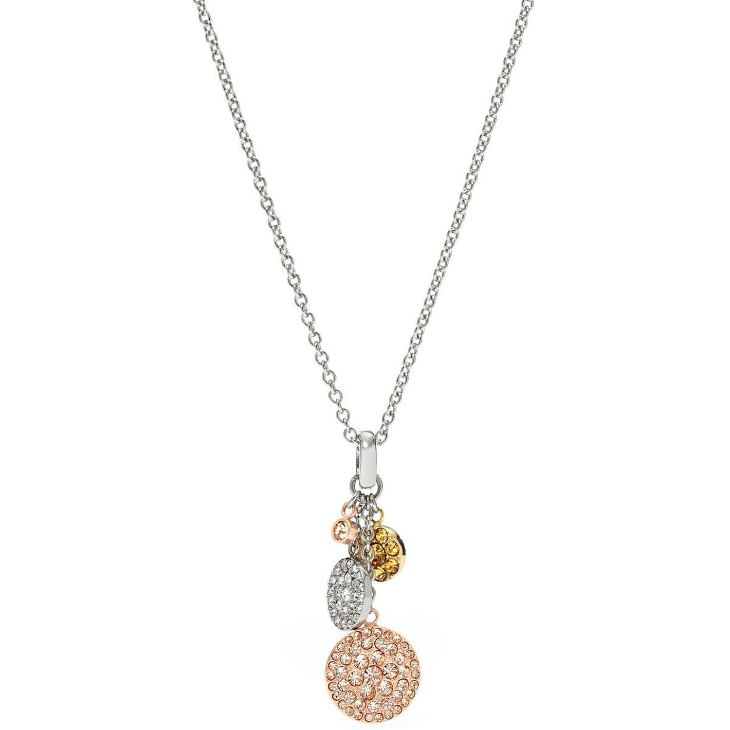 (image for) Collana Fossil Donna “Pavè Disk Ext” JF00848998