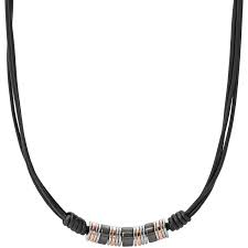 Collana Fossil Uomo "Tri Tone Dress" JF01656998