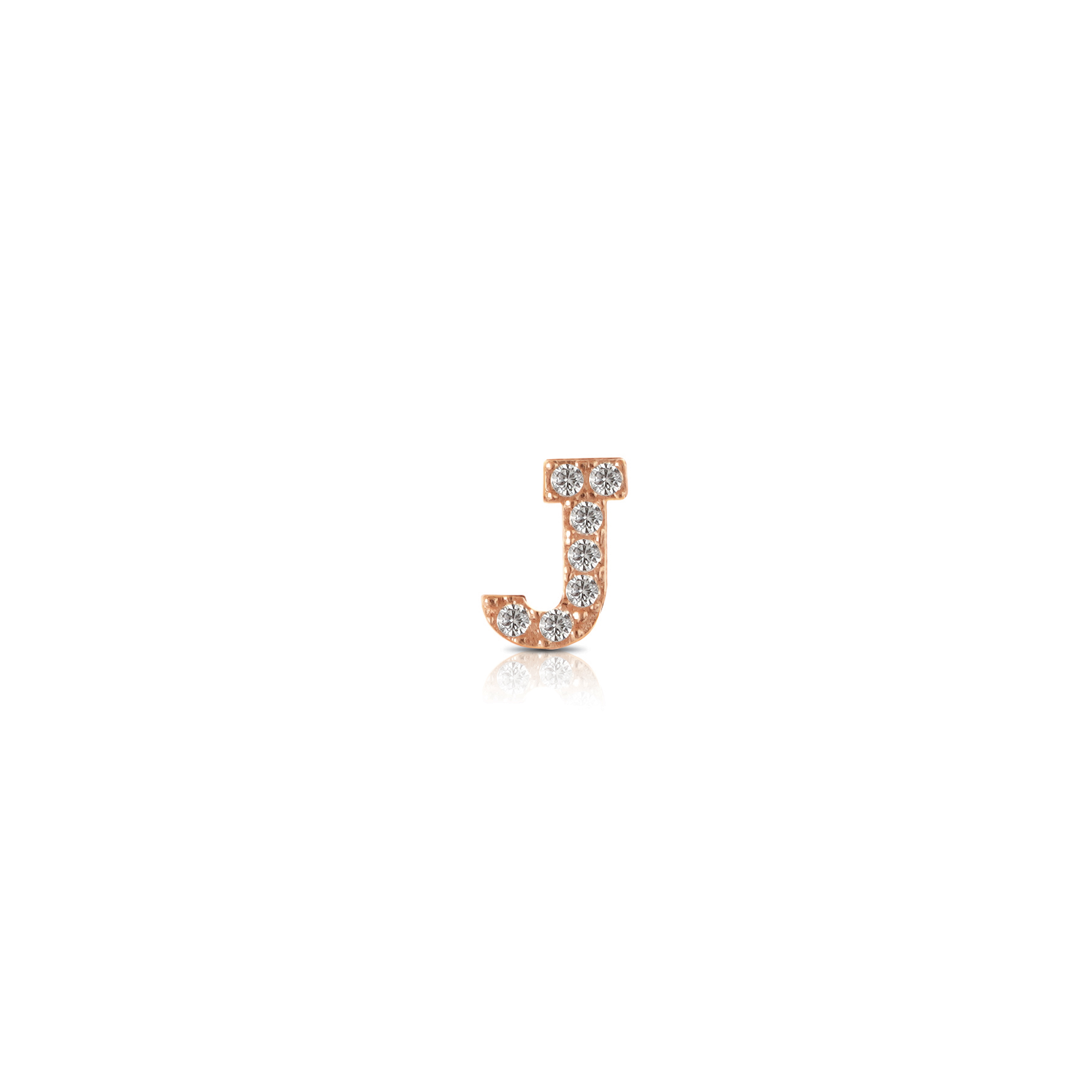 (image for) Componibile Kulto 925 Charm Donna “Always With Me” Lettera “J” Con Cristalli KC925-036