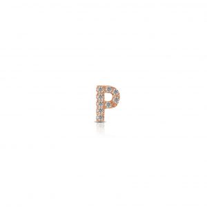 Componibile Kulto 925 Charm Donna "Always With Me" Lettera "P" Con Cristalli Bianchi KC925-042