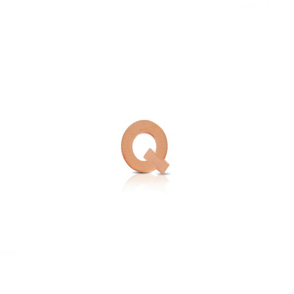 Componibile Kulto 925 Charm Donna "Always With Me" Lettera "Q" KC925-017