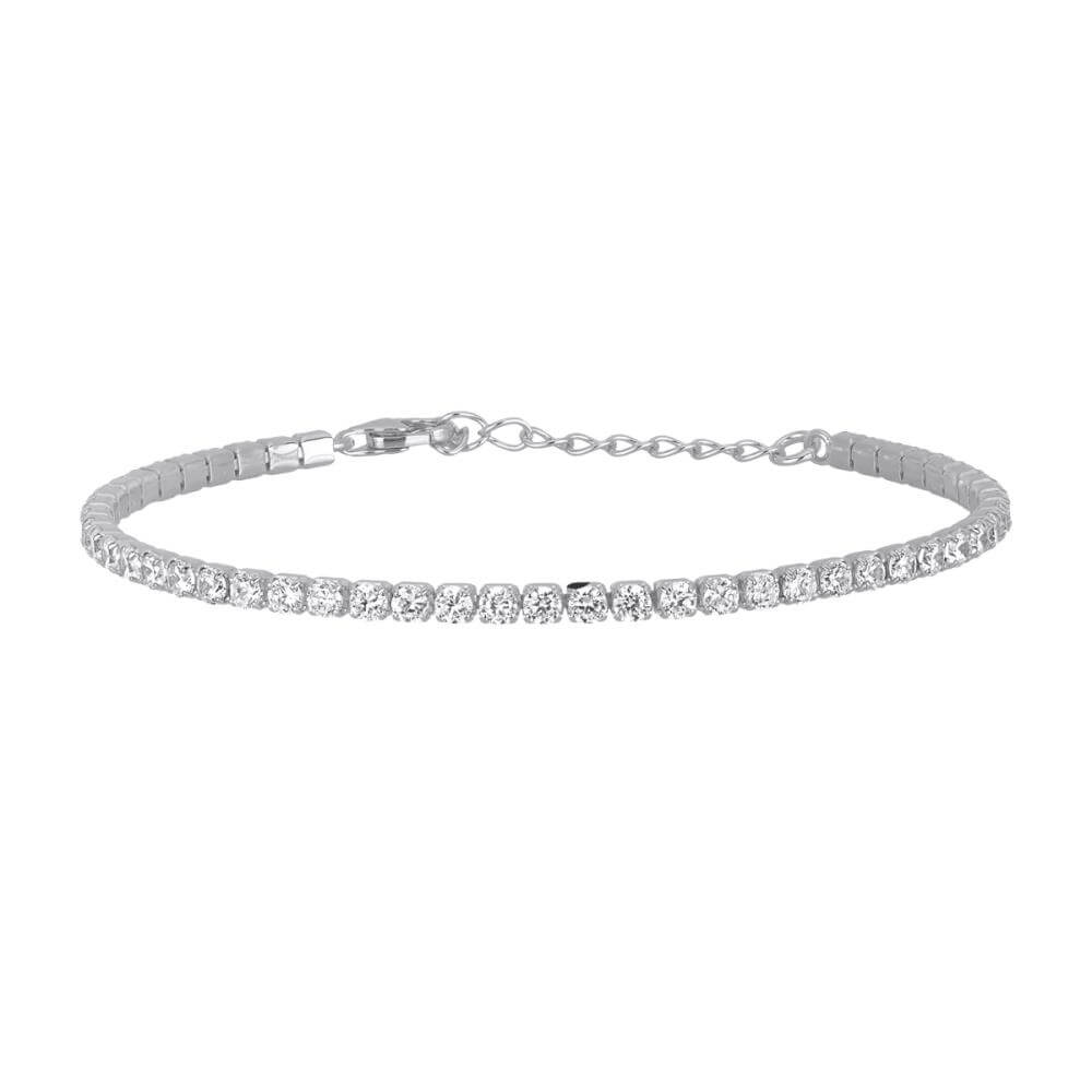 Bracciale Mabina Tennis Uomo Donna “Mini Tennis” 2,5MM 533285 (image for) Bracciale Mabina Tennis Uomo Donna “Mini Tennis” 2,5MM 533285