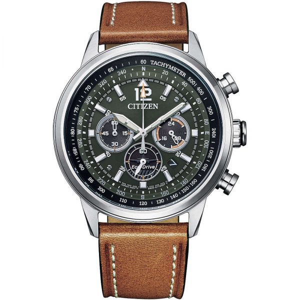 Orologio Citizen Uomo Cronografo Eco-Drive "Aviator" CA4470-15X