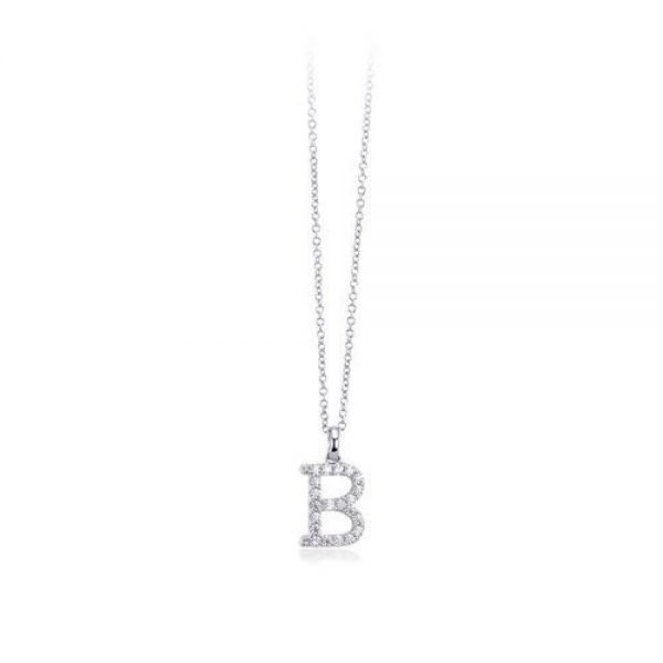 Collana Mabina Donna Con Lettera B 553168B