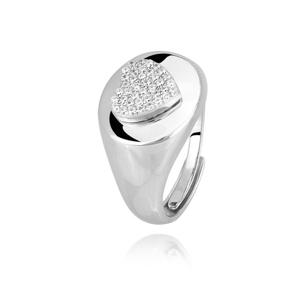 Anello Mabina Chevalier Con Cuore Regolabile Donna 523156