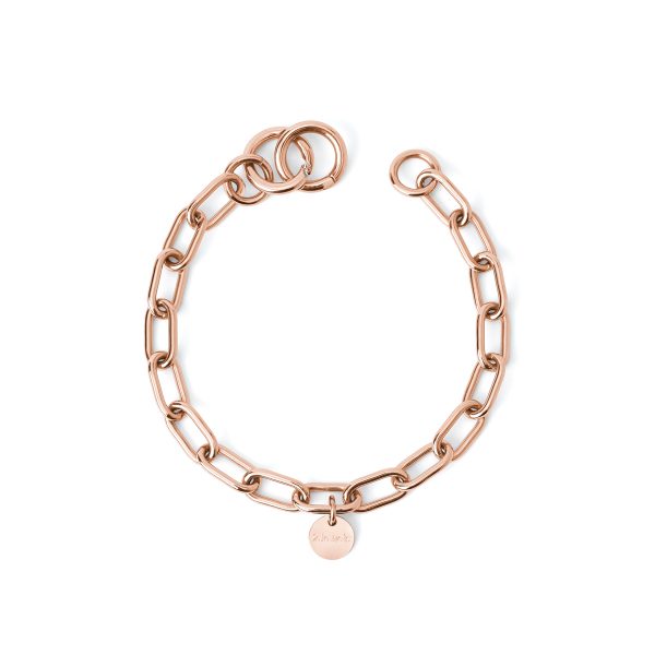 Bracciale 2Jewels "Lock 'N' Chain" Catena Maglia Ovale Componibile Donna 232277