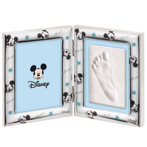 Cornice "Kit Per Impronte Portafoto Michey Mouse" Disney Bambino 9x13 cm