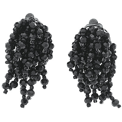 (image for) Orecchini Ottaviani Donna A Clip Con Cristalli Neri 500285O