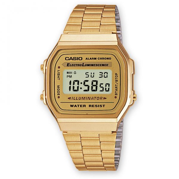 Orologio Casio Uomo Donna Digitale "Vintage Iconic" A168WG-9WDF