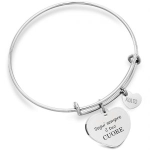 Bracciale Kulto Donna "My Color Vibes" Con Charm Frase Dedica KK672