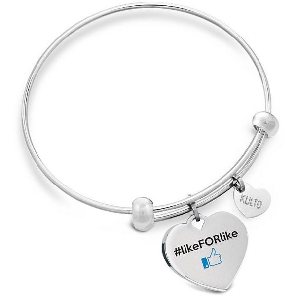 Bracciale Kulto Donna "My Color Vibes" Con Charm Frase Dedica KK751