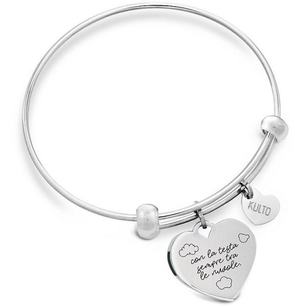 Bracciale Kulto Donna "My Color Vibes" Con Charm Frase Dedica KK756