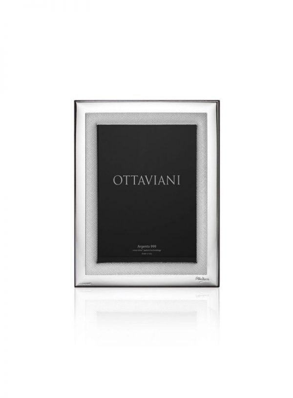 Cornice Ottaviani "Designe" In Argento Miro SIlver 3003A 13x18 Cm