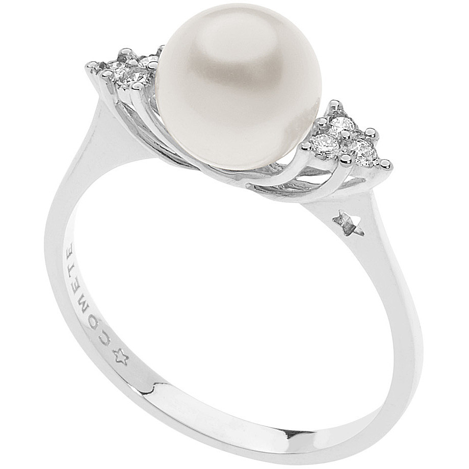 Anello Comete Gioielli Donna “Perle D’Amore” Con Perla E Diamanti ANP 409 (image for) Anello Comete Gioielli Donna “Perle D’Amore” Con Perla E Diamanti ANP 409