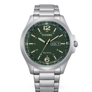 Orologio Citizen Solo Tempo Uomo Ecodrive "Military" AW0110-82X