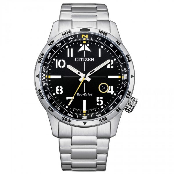 Orologio Citizen Solo Tempo Uomo Ecodrive "Aviator" BM7550-87E