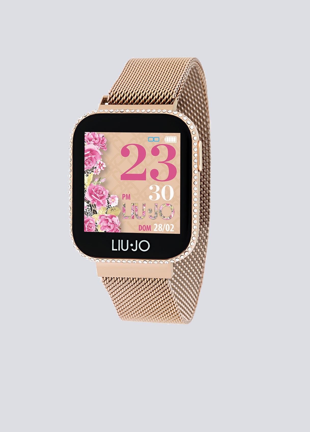 Smartwatch Liu Jo luxury donna impreziosito da cristalli bianchi