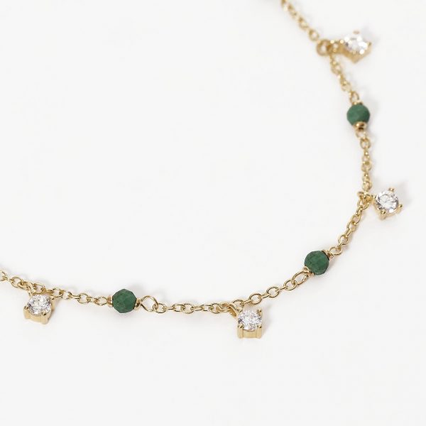 Collana Mabina Donna "Viva La Vida" Con Malachite 553459