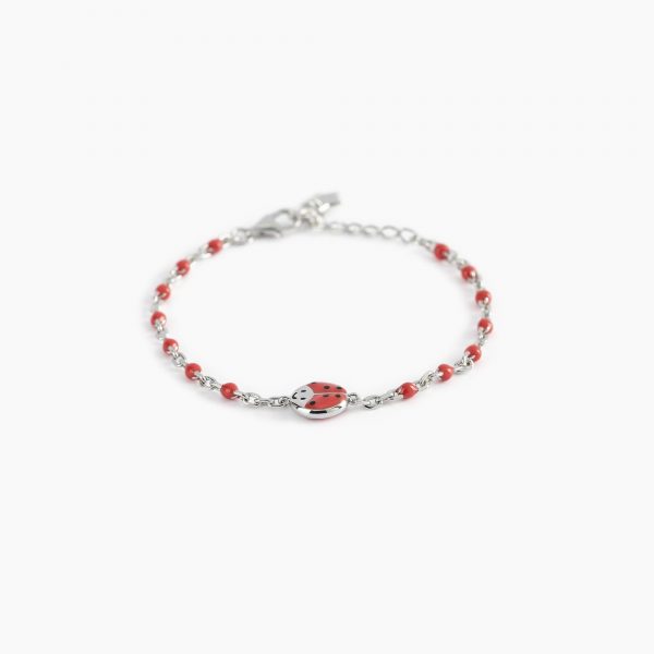 Bracciale Mabina Junior Bambina Con Coccinella "Fortunella" 533482