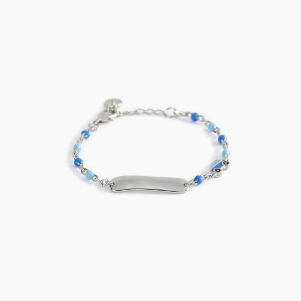 Bracciale Mabina Junior Neonato Con Automobilina E Targhetta Incidibile "Car-Tag" 533496