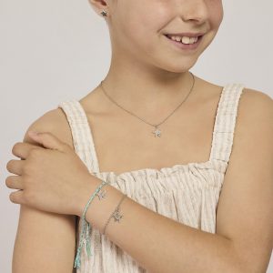 Bracciale Mabina Junior Bambina Con Stella "1, 2, 3 Stella" 533613