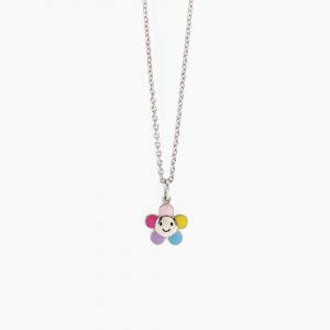 Collana Mabina Bambina Con Fiore Multicolor "Bloom" 553419