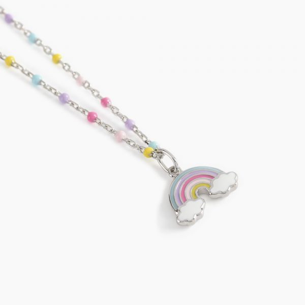 Collana Mabina Junior Bambina Con Arcobaleno "Rainbow" 553414