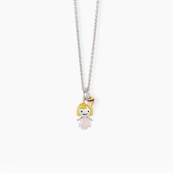 Collana Mabina Junior Con Bimba "Baby Girl" 553417