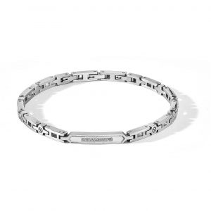 Bracciale Comete Gioielli Uomo Con Diamanti Bianchi "Elegant" UBR 1111