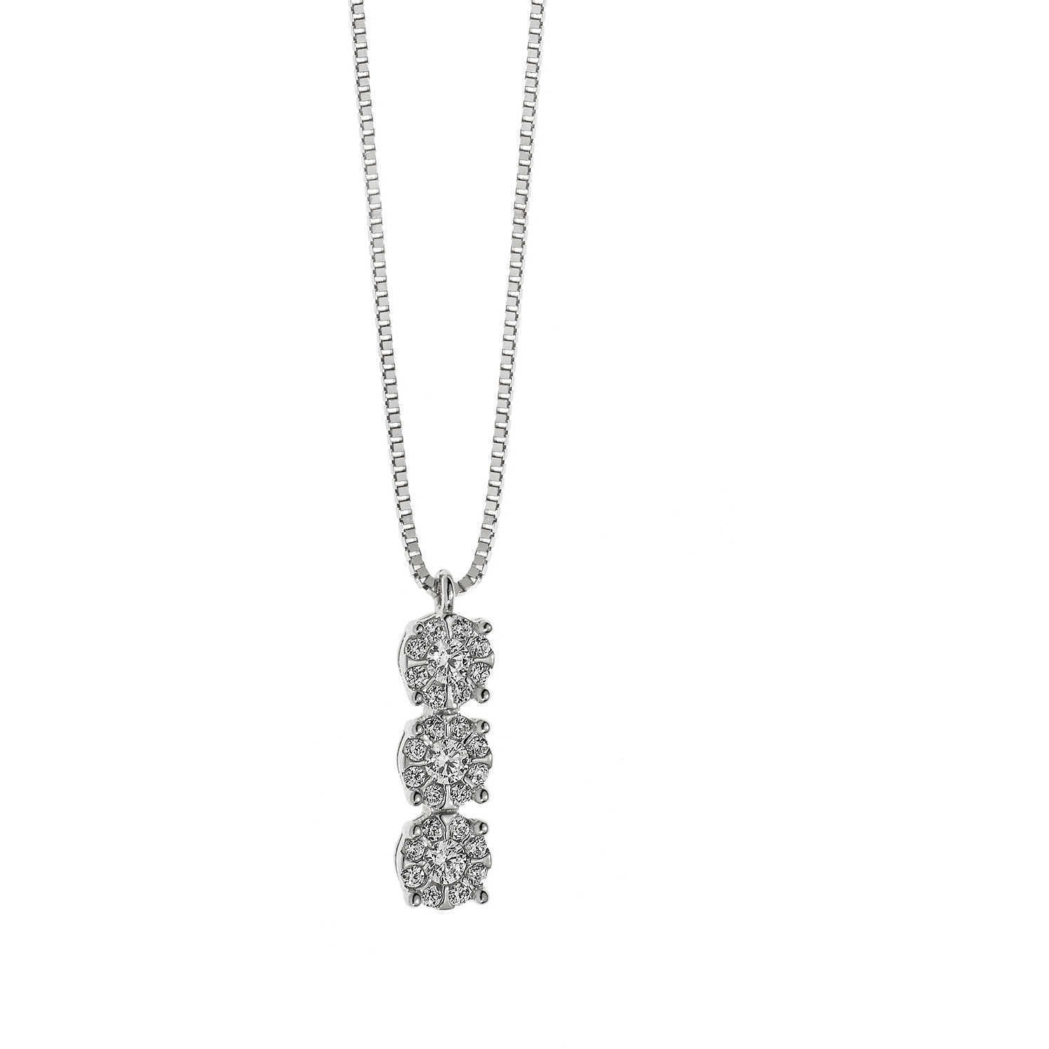 Collana Comete Gioielli Donna Trilogy Con Diamanti “Lumiere” GLB 1037 (image for) Collana Comete Gioielli Donna Trilogy Con Diamanti “Lumiere” GLB 1037