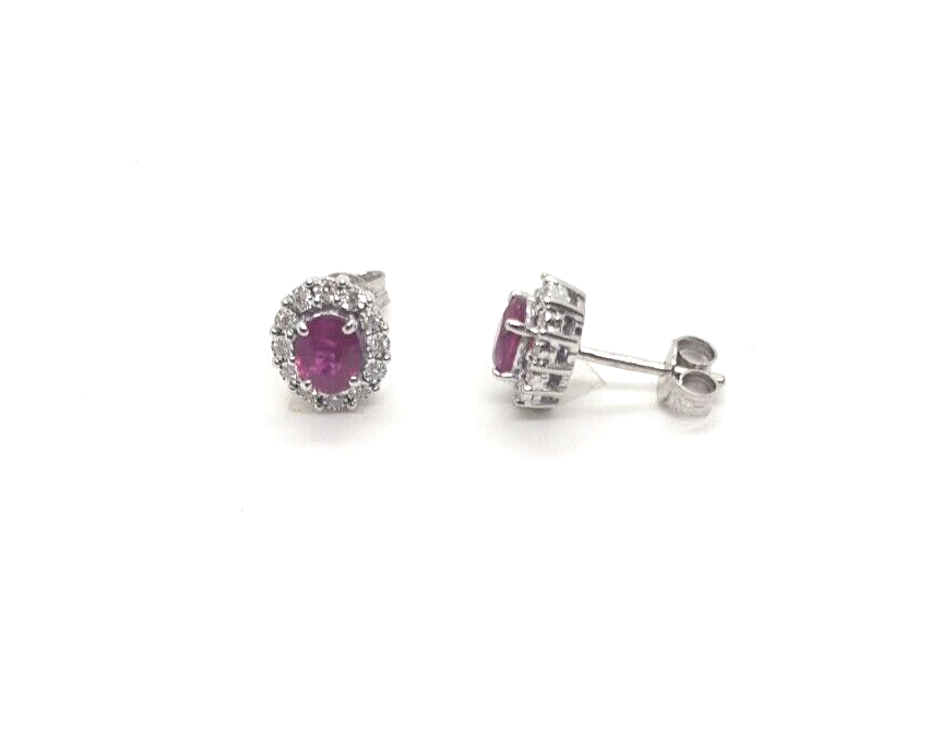 (image for) Orecchini DonnaOro “Luce” Con Rubini E Diamanti LOR10095.008