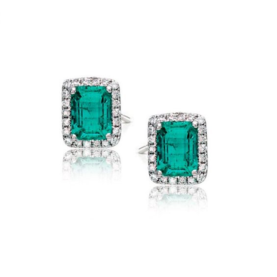 (image for) Orecchini DonnaOro “Nuance” Con Smeraldi E Diamanti DCOE3010.026