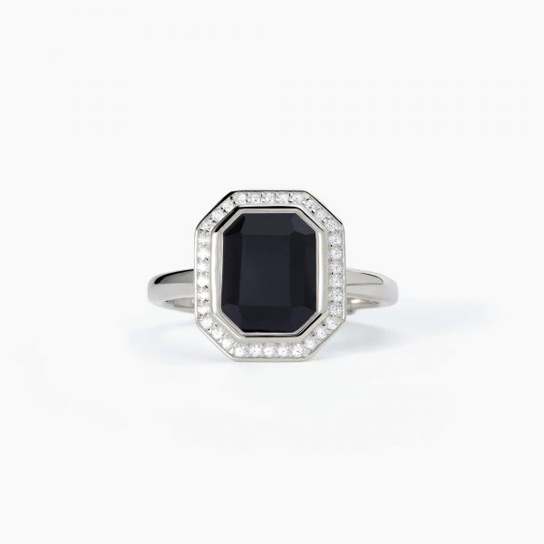 Anello Mabina Donna Con Agata Nera "Jetset" 523305