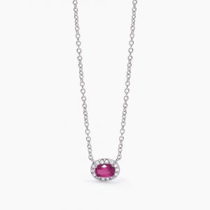 Collana Mabina Donna Con Rubino Sintetico "Cool Or Retrò?" 553599
