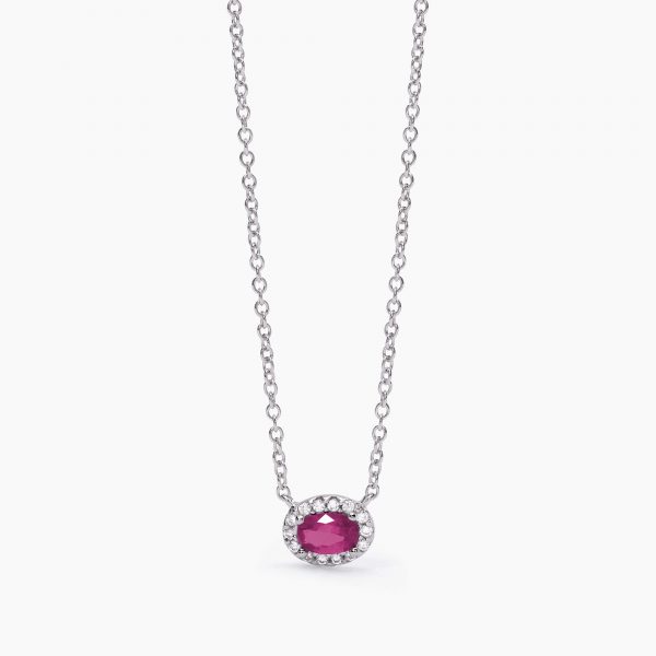 Collana Mabina Donna Con Rubino Sintetico "Cool Or Retrò?" 553599